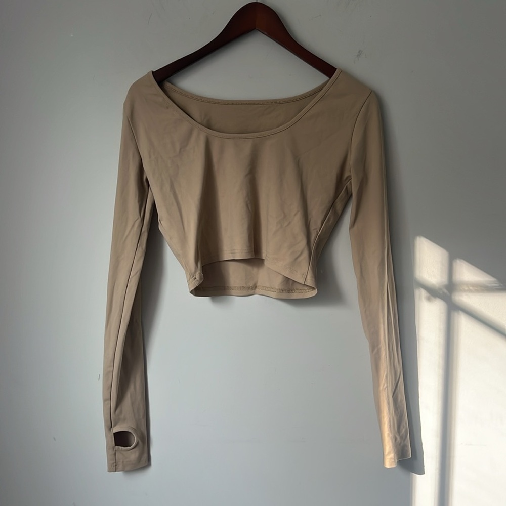 SQUATWOLF WOMENS AWARRIOR CROP TEE - BROWN size Medium ! - Picture 5 of 8